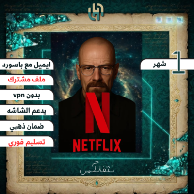 نتفلكس 4K ملف مشترك | شهر تسليم فوري